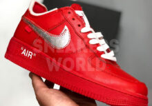 Nike Air Force 1 x Off-White красные
