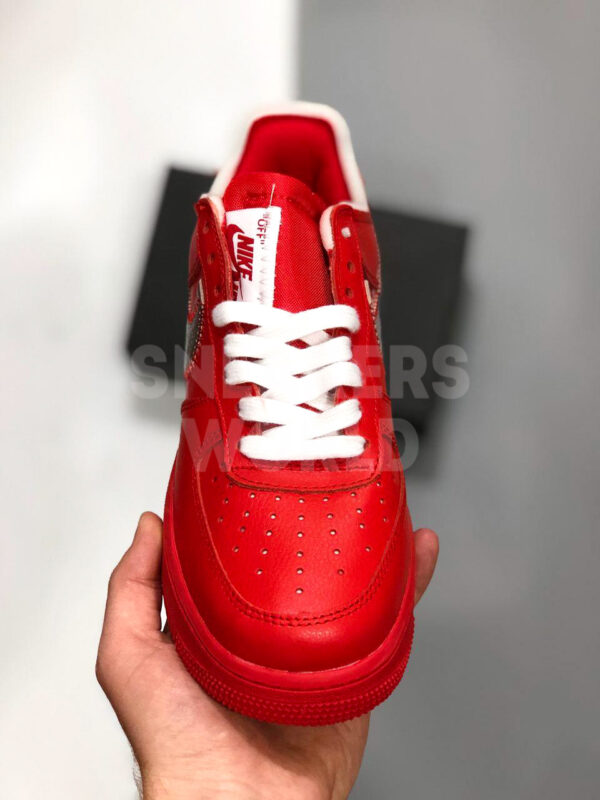 Nike Air Force 1 x Off-White красные купить в