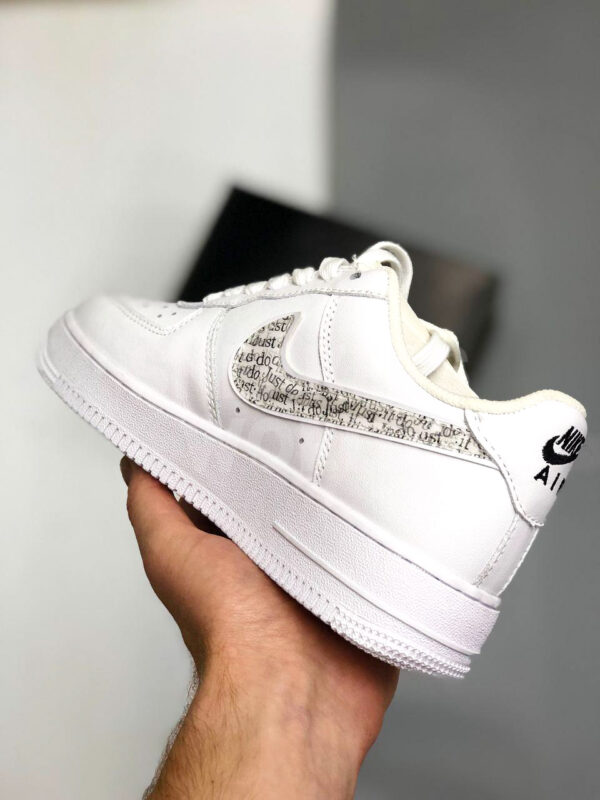 Nike Air Force 1 white Just Do It купить