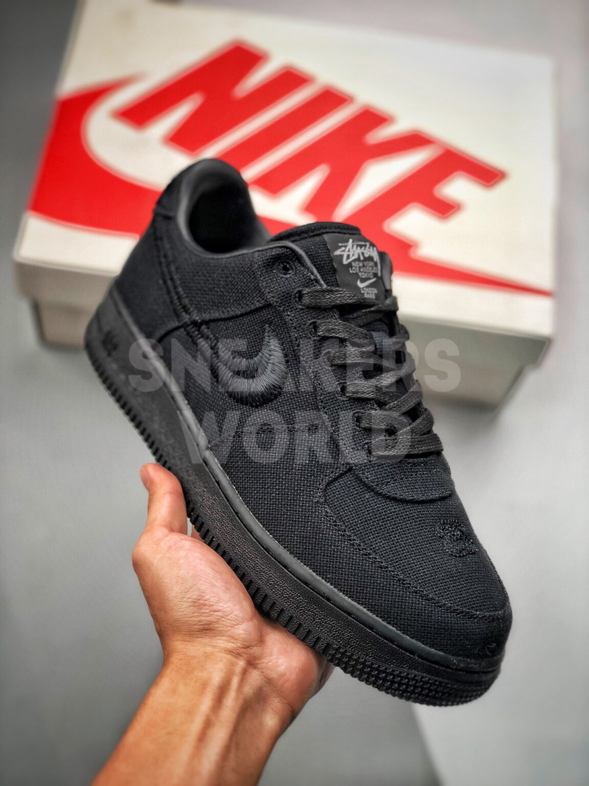 Nike Stussy x Air Force 1 Black