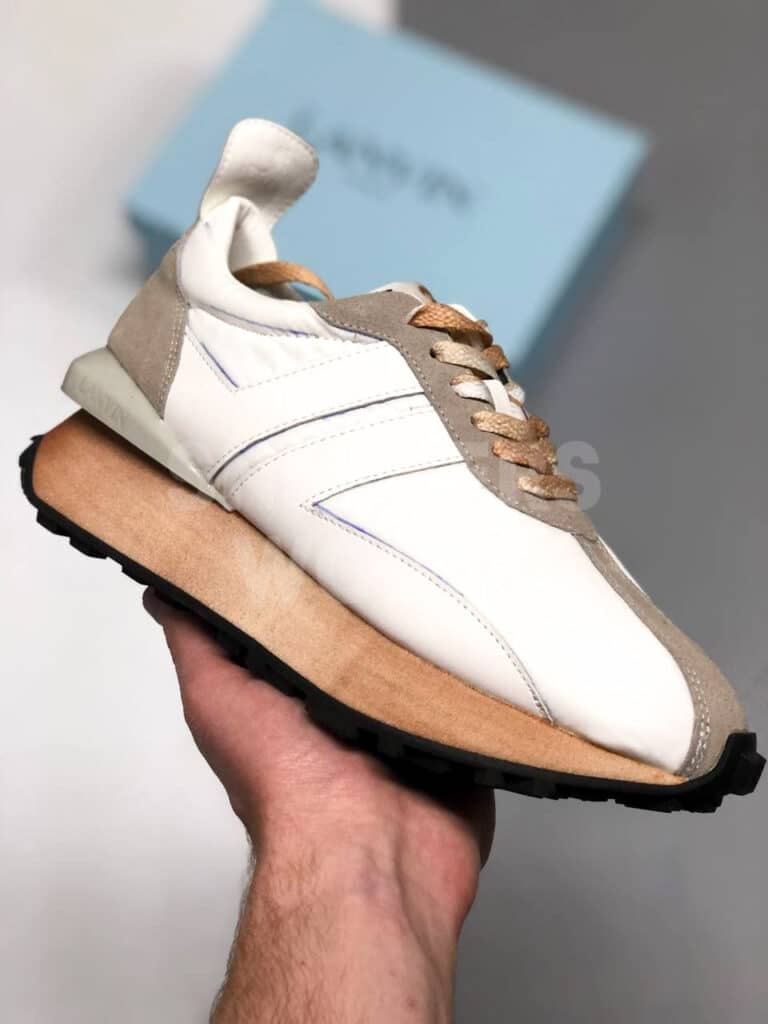 Lanvin кроссовки белые