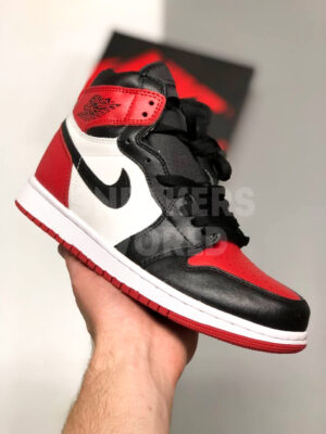 Nike Air Jordan 1 BLack Red Toe