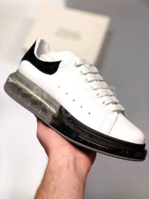 Alexander McQueen кроссовки с прозрачной подошвой