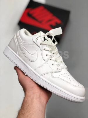 Nike Air Jordan 1 low белые