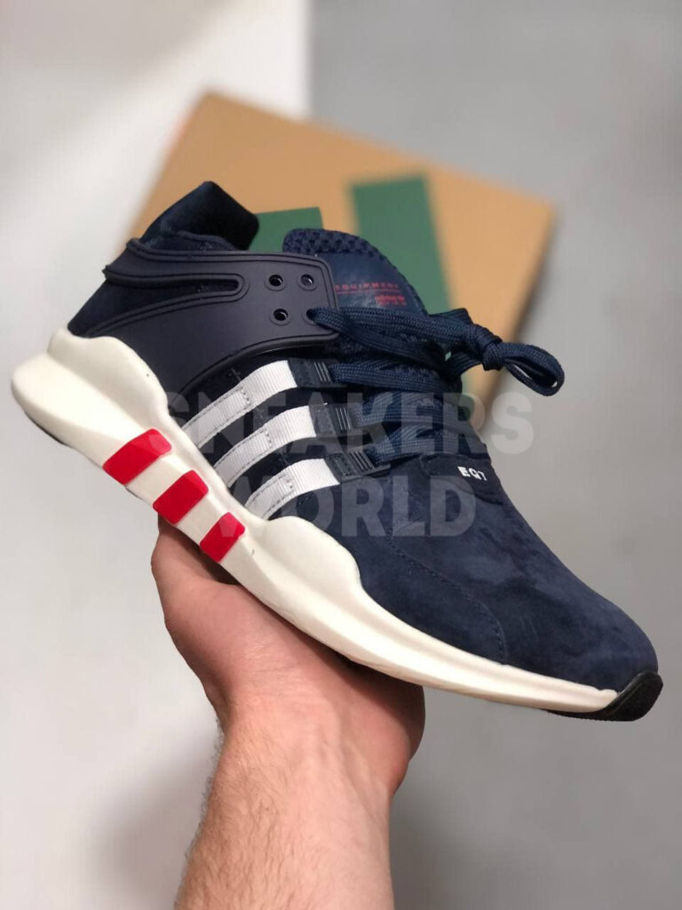 Adidas EQT синие замшевые