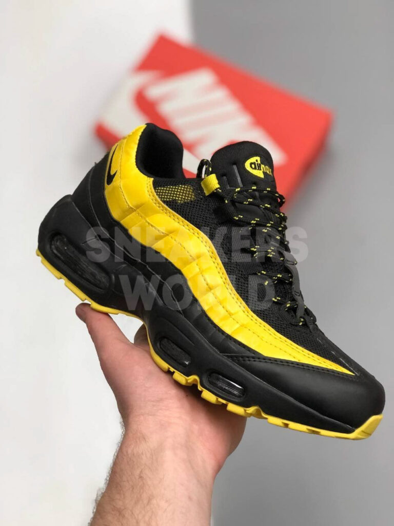 Nike Air Max 95 черно желтые
