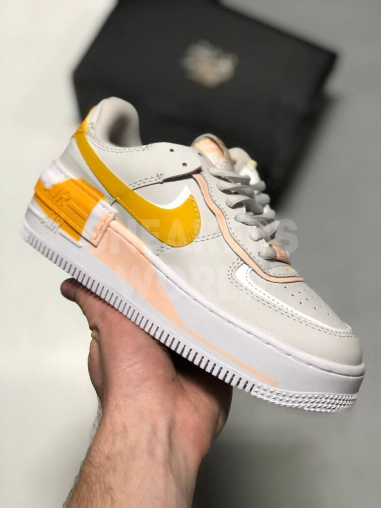 Nike Air Force 1 Shadow White Yellow