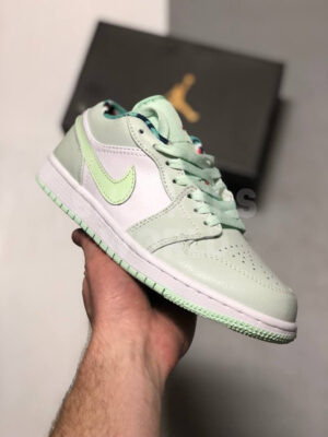Nike Air Jordan 1 Low Barely Grey Frosted Spruce