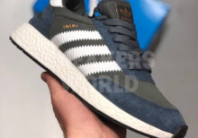 Adidas Iniki Runner серо-синие