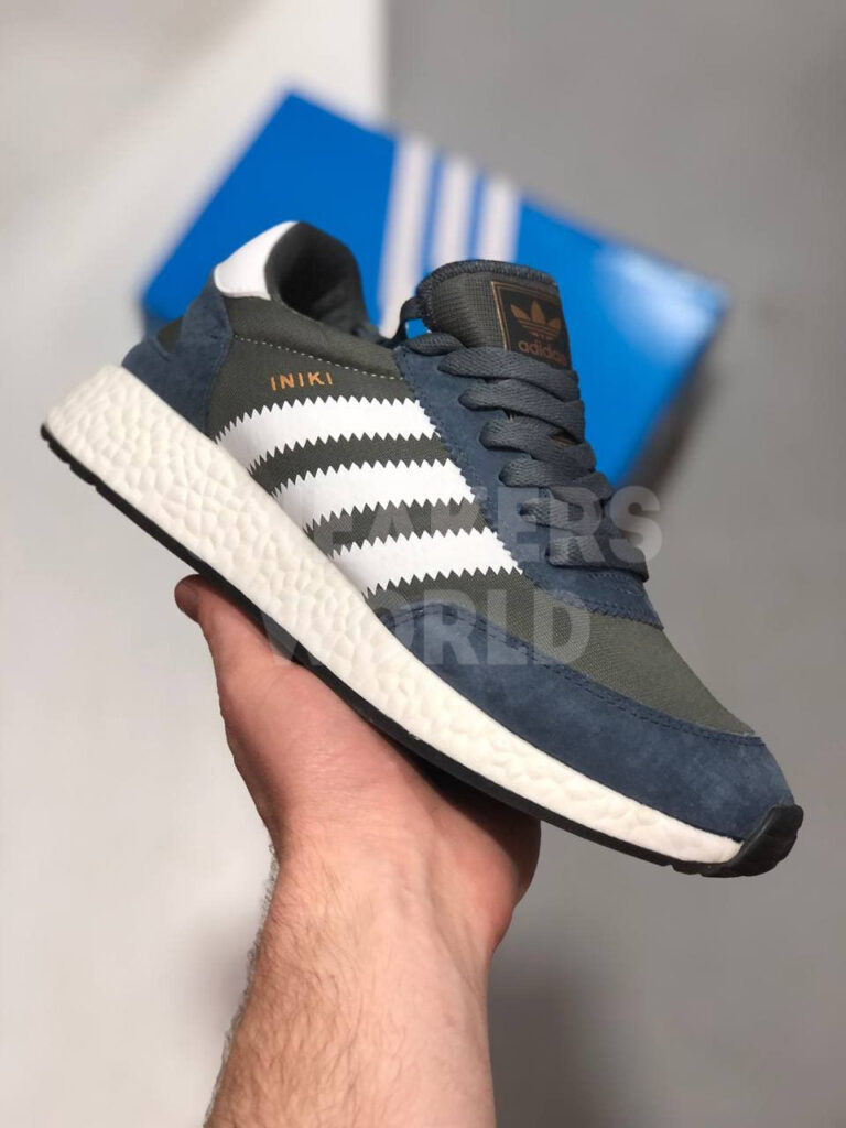 Adidas Iniki Runner серо-синие