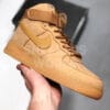 Nike Air Force 1 High песочные замшевые