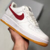 Кроссовки Nike Air Force 1 07 3 бело-красные