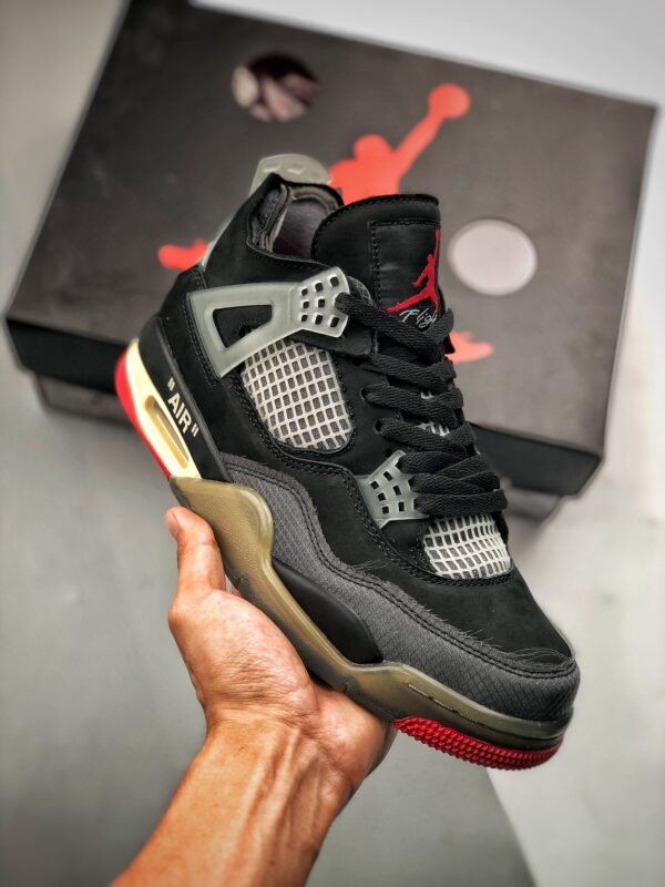 Nike Air Jordan 4 "Bred x OFF-White