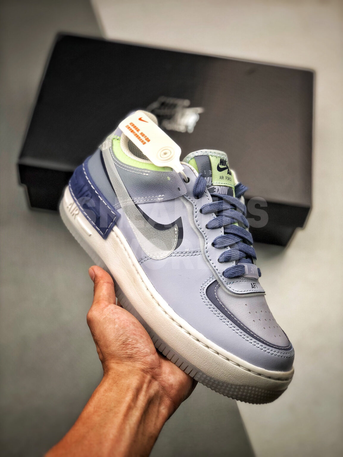 Nike Air Force 1 Shadow фиолетовые