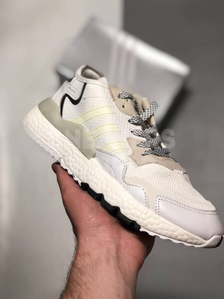 Кроссовки Adidas Nite Jogger белые