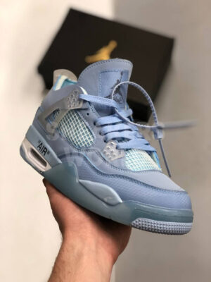 Nike Air Jordan 4 голубые
