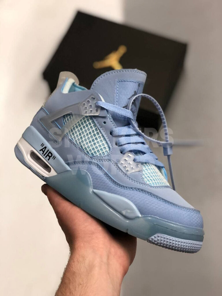 Nike Air Jordan 4 голубые