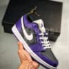 Nike Air Jordan 1 Purple Black