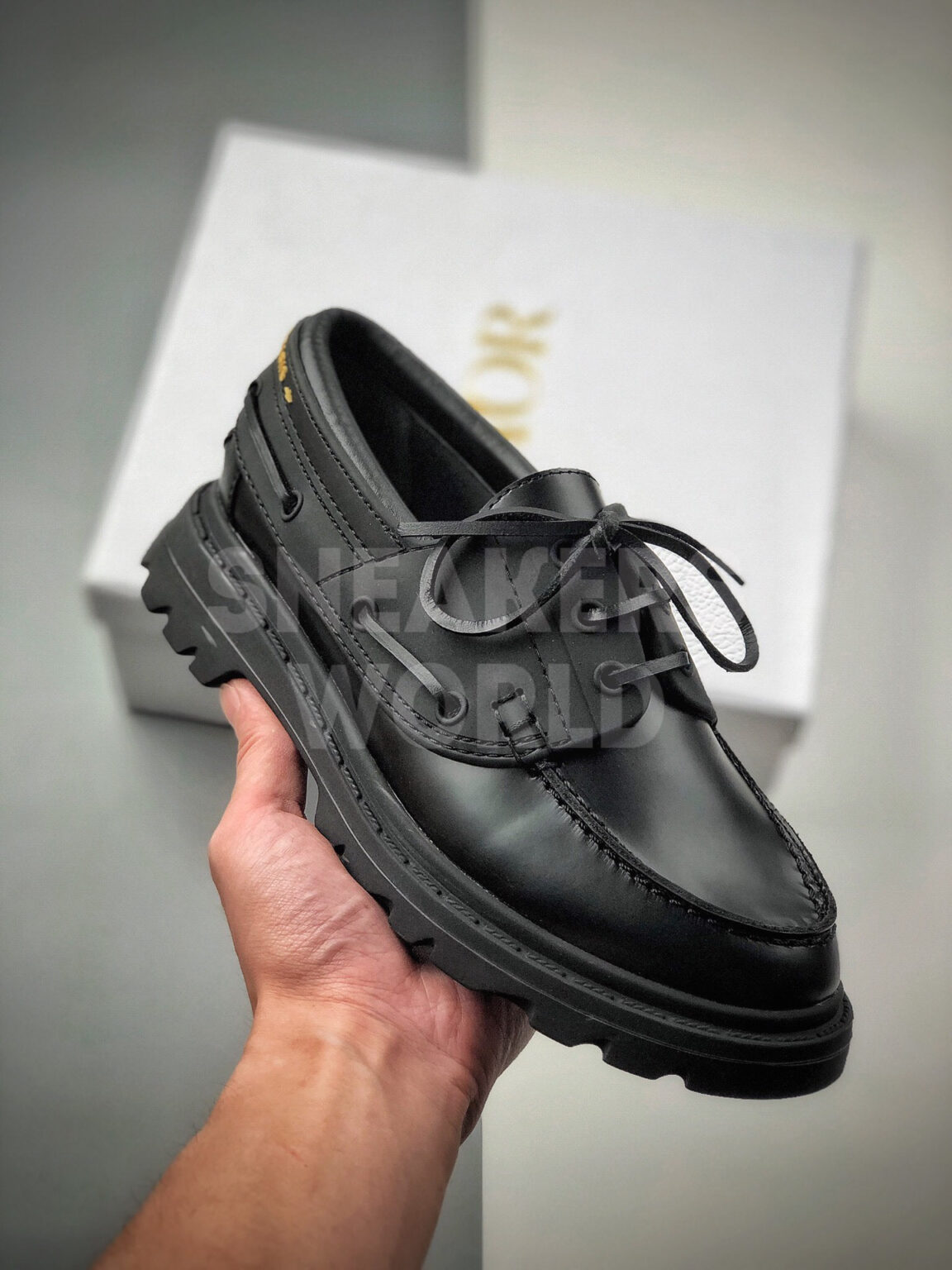 Dior люферы черные
