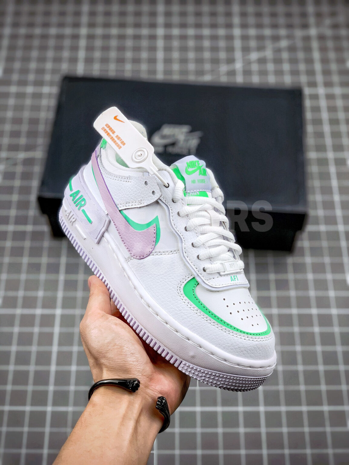 Nike Air Force 1 Shadow белые