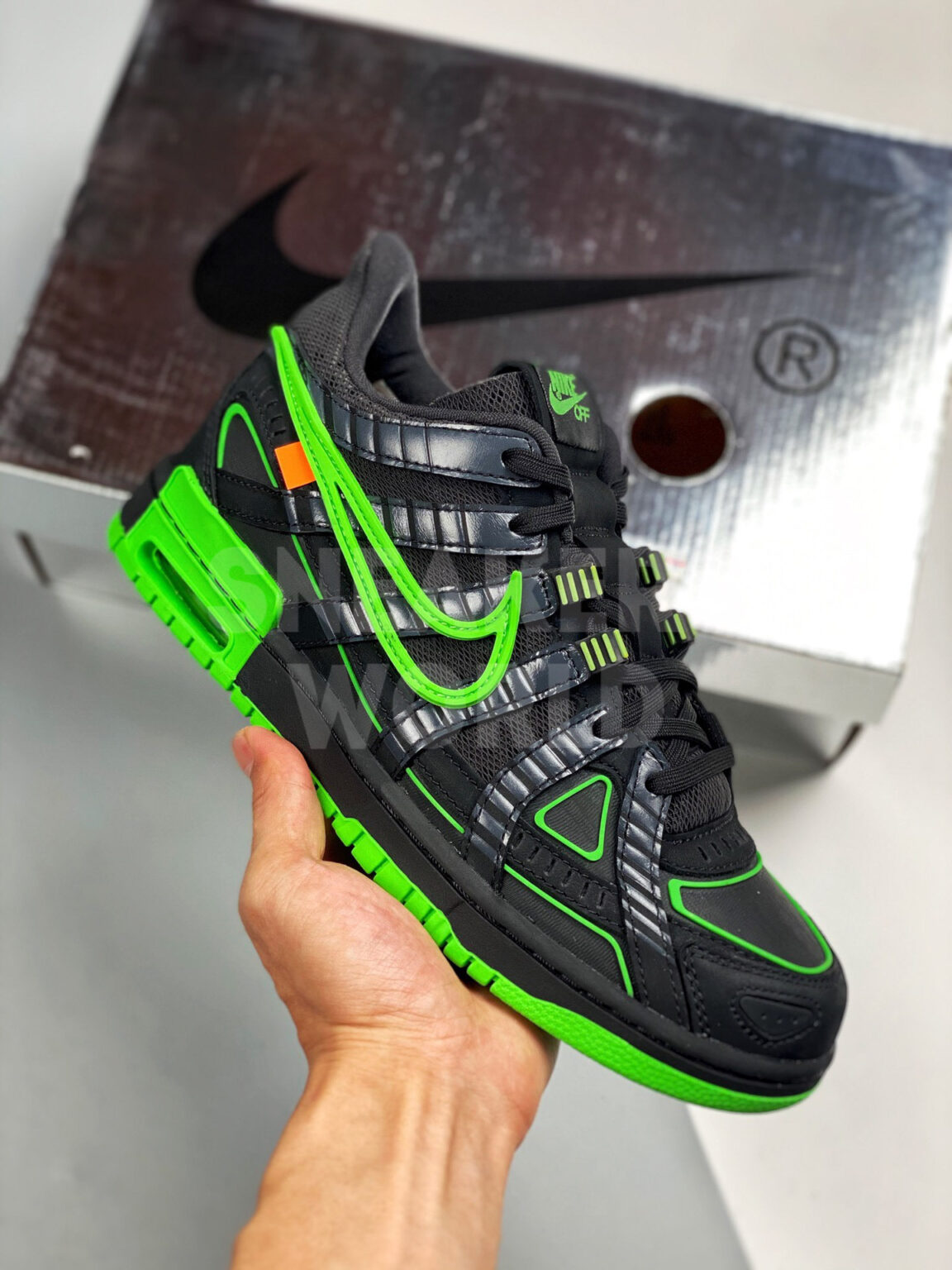 Nike Air Rubber Dunk Off-White Green Strike