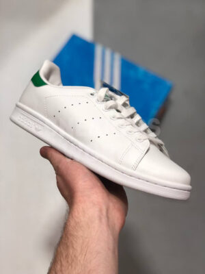 Adidas Stan Smith бело-зеленые