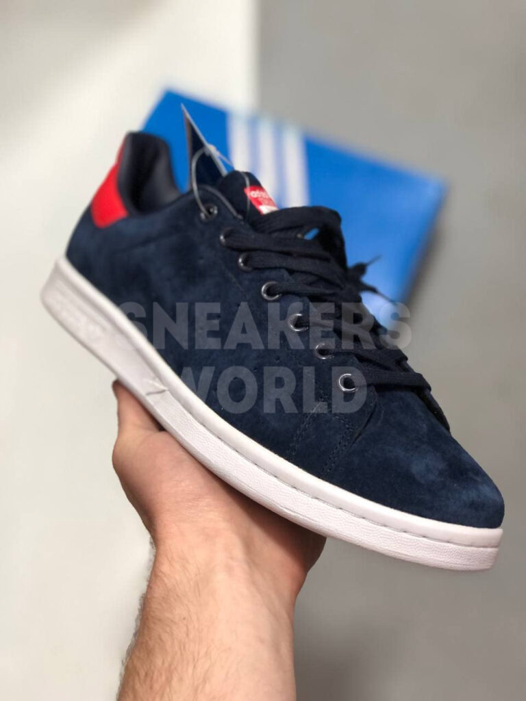 Adidas Stan Smith синие замшевые