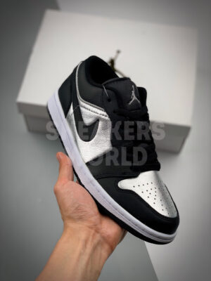 Nike Air Jordan 1 Low Black Silver