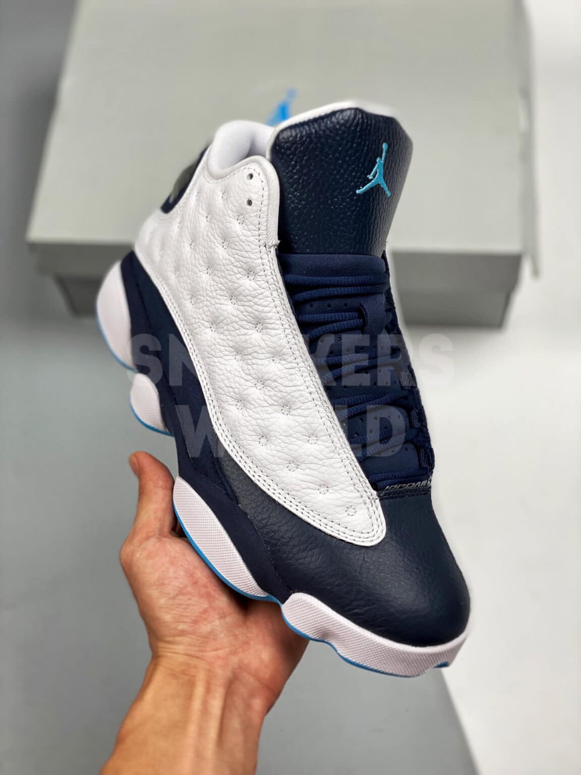 Air Jordan 13 White Navy