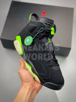 Nike Air Jordan 6 Black Electric Green