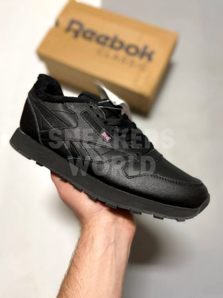 Reebok Classic Leather зимние с мехом