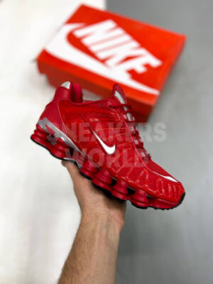 Кроссовки Nike Shox TL красные