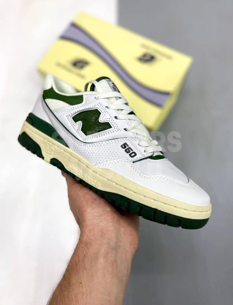 New Balance 550 Aimé Leon Dore White Green