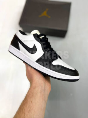 Nike Air Jordan 1 Low черно-белые