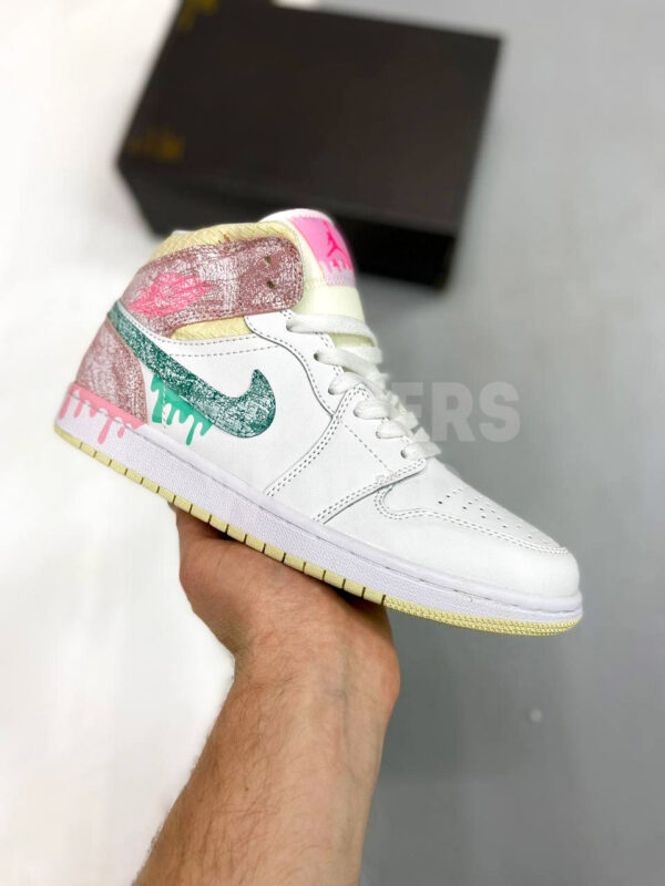 Nike Air Jordan 1 Mid GS Paint Drip