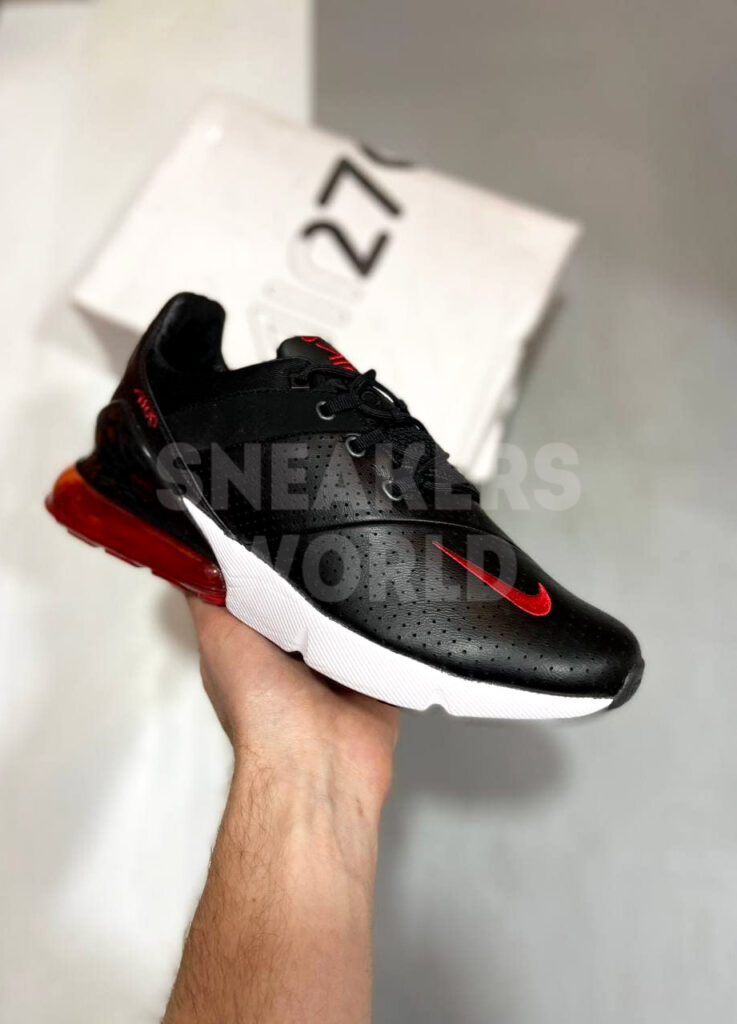 Nike Air Max 270 Black кожаные