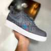 Nike Air Force 1 серые кожаные