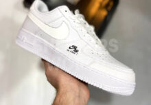 Nike Air Force 1 белые кожаные