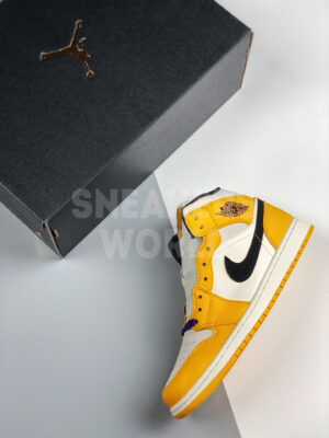 air-jordan-1-mid-lakers-yellow-white-purple-for-sale-1-300x400 Nike Dunk low Black White