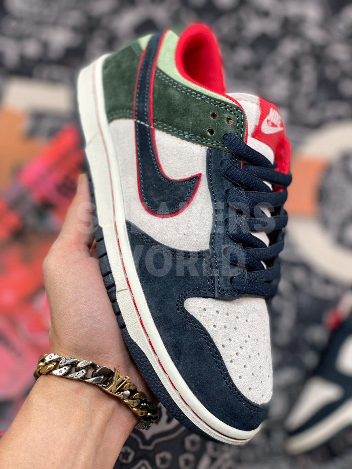Nike Dunk Low Navy Green