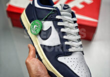 Nike Dunk Low White Midnight Navy