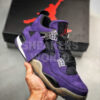 Travis Scott x Air Jordan 4 Purple Suede