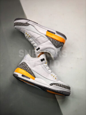 Nike Air Jordan 3 White/Orange/Cement Grey