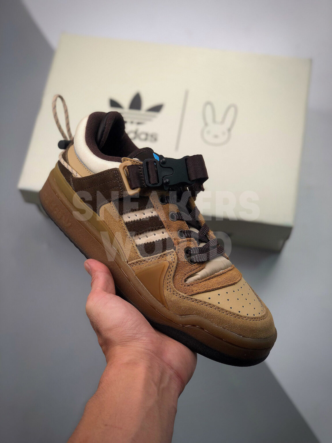 Adidas Forum Buckle Bad Bunny Brown