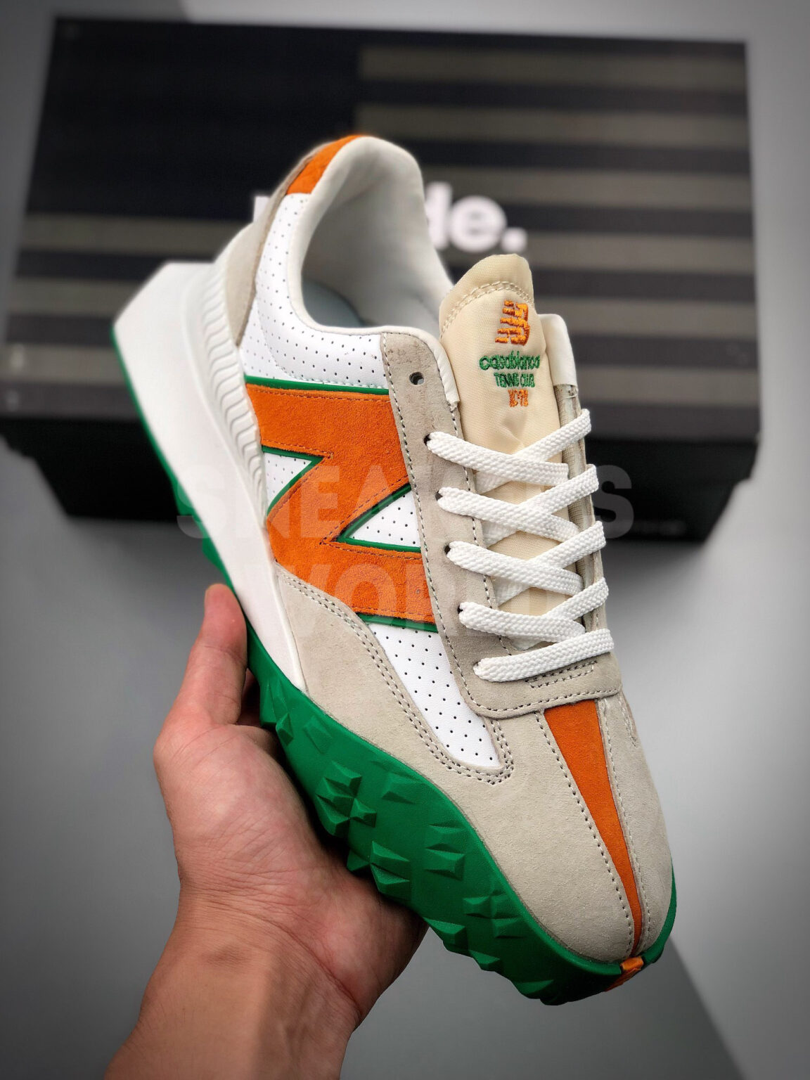 New Balance Casablanca XC-72 White/Orange/Green