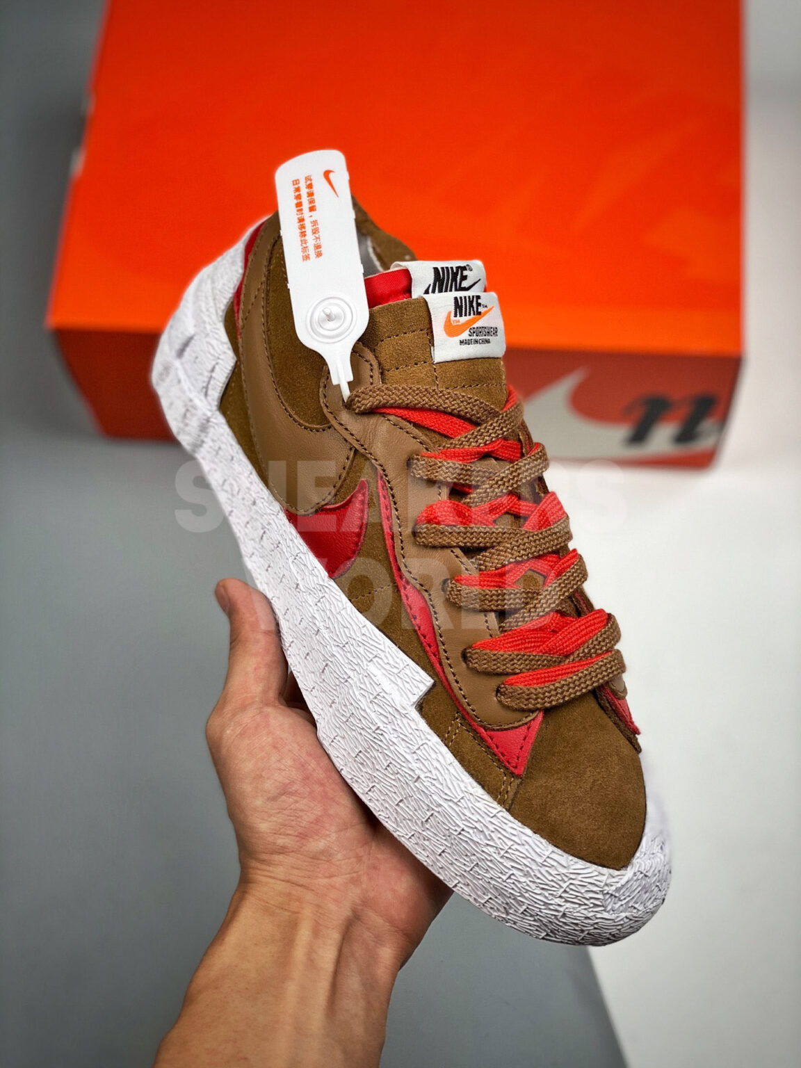 Nike Blazer Low Sacai British Tan