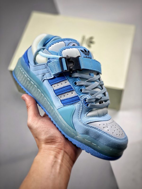 Bad Bunny x adidas Forum Buckle Low Blue Tint