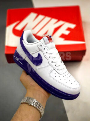 Nike Air Force 1 White Purple