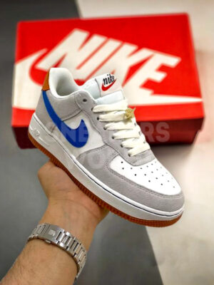 Nike Air Foce 1 White Grey Blue