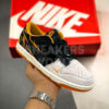 Nike Air Fors 1 White Black Yellow